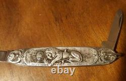 1900 vintage Rare pocket pen knife william tell German Swiss 1792