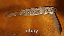 1900 vintage Rare pocket pen knife william tell German Swiss 1792