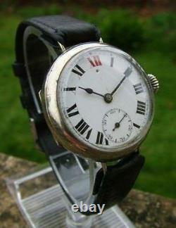 1910 Vintage Trench Swiss Watch Very Very RARE For Collectors