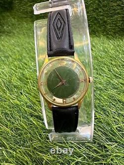 1940's Rare Vintage Art Deco Watch Skeleton Exhibition Swiss Manual 17 J 33mm