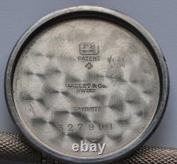 1940s Racine Gallet Military Watch WW II 15 Jewels Swiss Running Vintage Rare