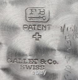 1940s Racine Gallet Military Watch WW II 15 Jewels Swiss Running Vintage Rare