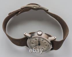 1940s Racine Gallet Military Watch WW II 15 Jewels Swiss Running Vintage Rare