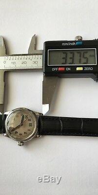 1942 Rare Vintage Oyster Raleigh Military Watch 15 Rubies Swiss Great Britain