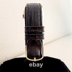 1943 BULOVA Officer Wristwatch Rare Black Dial Swiss Cal 10BS 15J Vintage Watch