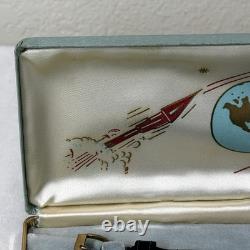 1950's Hilton Missile Unisex Dress Watch with Original Box & Tag RARE Swiss