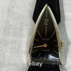 1950's Hilton Missile Unisex Dress Watch with Original Box & Tag RARE Swiss