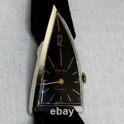 1950's Hilton Missile Unisex Dress Watch with Original Box & Tag RARE Swiss