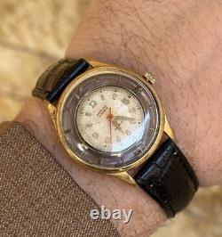 1950s Vintage Antecar Swiss Skeleton Art deco Watch Rare Exhibition manual 33mm 1950s Vintage Antecar Swiss Skeleton Art deco Watch Rare Exhibition manual 33mm