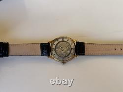 1950s Vintage Antecar Swiss Skeleton Art deco Watch Rare Exhibition manual 33mm