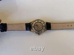 1950s Vintage Antecar Swiss Skeleton Art deco Watch Rare Exhibition manual 33mm