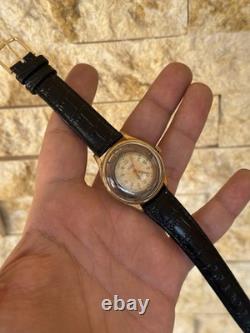 1950s Vintage Antecar Swiss Skeleton Art deco Watch Rare Exhibition manual 33mm