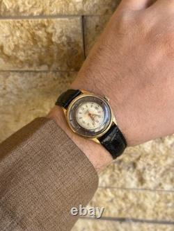 1950s Vintage Antecar Swiss Skeleton Art deco Watch Rare Exhibition manual 33mm