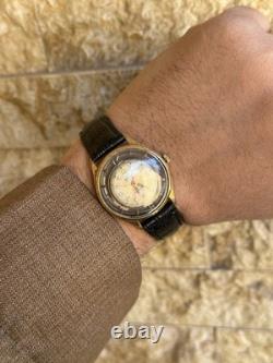 1950s Vintage Antecar Swiss Skeleton Art deco Watch Rare Exhibition manual 33mm