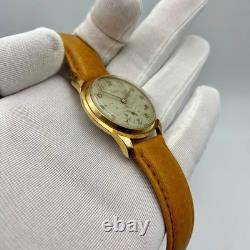 1950s Vintage Rare Liban Swiss Men's Antimagnetic Mechanical Watch Gold Tone