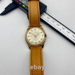 1950s Vintage Rare Liban Swiss Men's Antimagnetic Mechanical Watch Gold Tone
