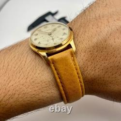 1950s Vintage Rare Liban Swiss Men's Antimagnetic Mechanical Watch Gold Tone