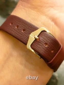 1960 Rare Vintage Swiss Jovial 17 Jewels With Real Real Gold Plated Bezel