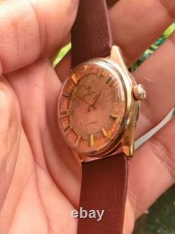1960 Rare Vintage Swiss Jovial 17 Jewels With Real Real Gold Plated Bezel