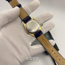 1960 Vintage RADIANT Watch Men's Stunning & Rare Blue Dial Swiss Made Mechanical