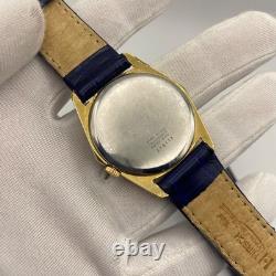 1960 Vintage RADIANT Watch Men's Stunning & Rare Blue Dial Swiss Made Mechanical