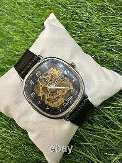 1960's Dodge Skeleton Vintage Watch Super Rare Swiss Made 34mm Gents Manual Wind