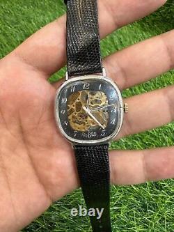 1960's Dodge Skeleton Vintage Watch Super Rare Swiss Made 34mm Gents Manual Wind