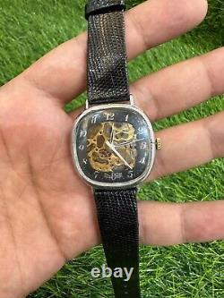 1960's Dodge Skeleton Vintage Watch Super Rare Swiss Made 34mm Gents Manual Wind