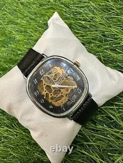 1960's Dodge Skeleton Vintage Watch Super Rare Swiss Made 34mm Gents Manual Wind