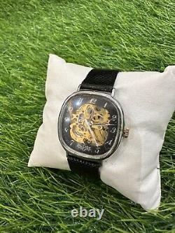 1960's Dodge Skeleton Vintage Watch Super Rare Swiss Made 34mm Gents Manual Wind