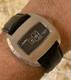1960's Vintage Chateau Digital Jump Hour Swiss Watch Manual 43mm Black Dial Rare