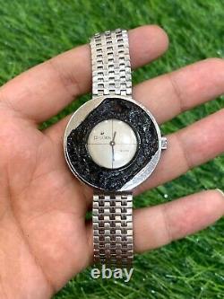 1960's Vintage De-coven Swiss Watch Ufo Unique Shape Manual Wind 41mm Men's Rare