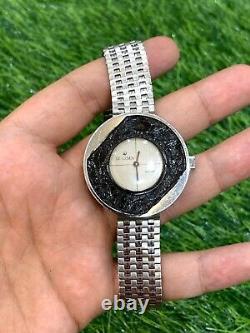 1960's Vintage De-coven Swiss Watch Ufo Unique Shape Manual Wind 41mm Men's Rare