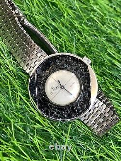 1960's Vintage De-coven Swiss Watch Ufo Unique Shape Manual Wind 41mm Men's Rare