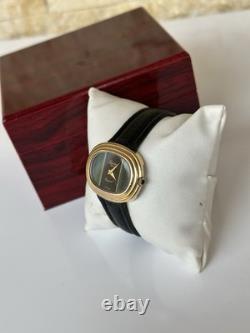 1960's Vintage Jupiter De Luxe Watch Rare Stone Textured Dial Swiss Manual 34mm