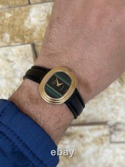 1960's Vintage Jupiter De Luxe Watch Rare Stone Textured Dial Swiss Manual 34mm