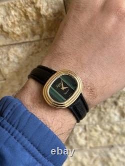 1960's Vintage Jupiter De Luxe Watch Rare Stone Textured Dial Swiss Manual 34mm