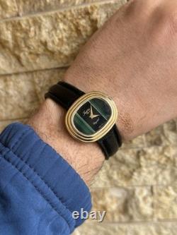 1960's Vintage Jupiter De Luxe Watch Rare Stone Textured Dial Swiss Manual 34mm