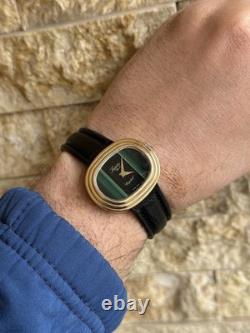 1960's Vintage Jupiter De Luxe Watch Rare Stone Textured Dial Swiss Manual 34mm