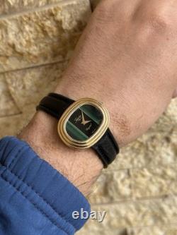 1960's Vintage Jupiter De Luxe Watch Rare Stone Textured Dial Swiss Manual 34mm