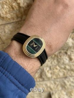 1960's Vintage Jupiter De Luxe Watch Rare Stone Textured Dial Swiss Manual 34mm