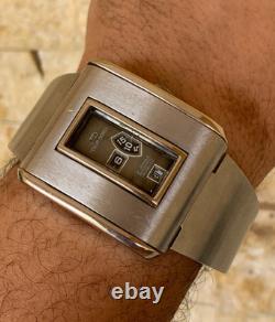 1970's Tenor-Dorly Jump Hour Automatic Swiss Vintage Men's Watch Space Age Rare