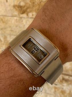 1970's Tenor-Dorly Jump Hour Automatic Swiss Vintage Men's Watch Space Age Rare