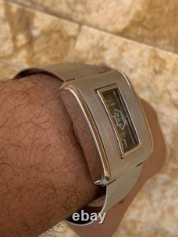 1970's Tenor-Dorly Jump Hour Automatic Swiss Vintage Men's Watch Space Age Rare