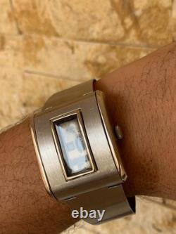 1970's Tenor-Dorly Jump Hour Automatic Swiss Vintage Men's Watch Space Age Rare