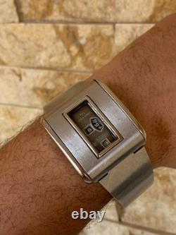1970's Tenor-Dorly Jump Hour Automatic Swiss Vintage Men's Watch Space Age Rare