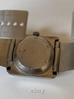 1970's Tenor-Dorly Jump Hour Automatic Swiss Vintage Men's Watch Space Age Rare