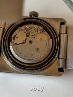 1970's Tenor-Dorly Jump Hour Automatic Swiss Vintage Men's Watch Space Age Rare