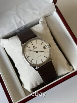 1970's Vintage Enicar Automatic Watch Date Squared Men's 34mm Ocean Pearl Rare