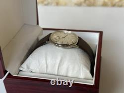 1970's Vintage Enicar Automatic Watch Date Squared Men's 34mm Ocean Pearl Rare